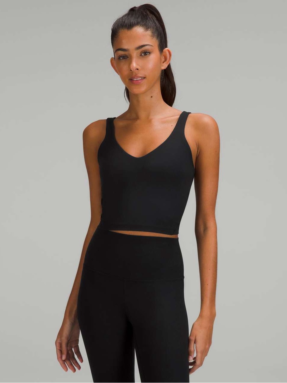 Lululemon Align Ribbed Tank Top in Black Size 8